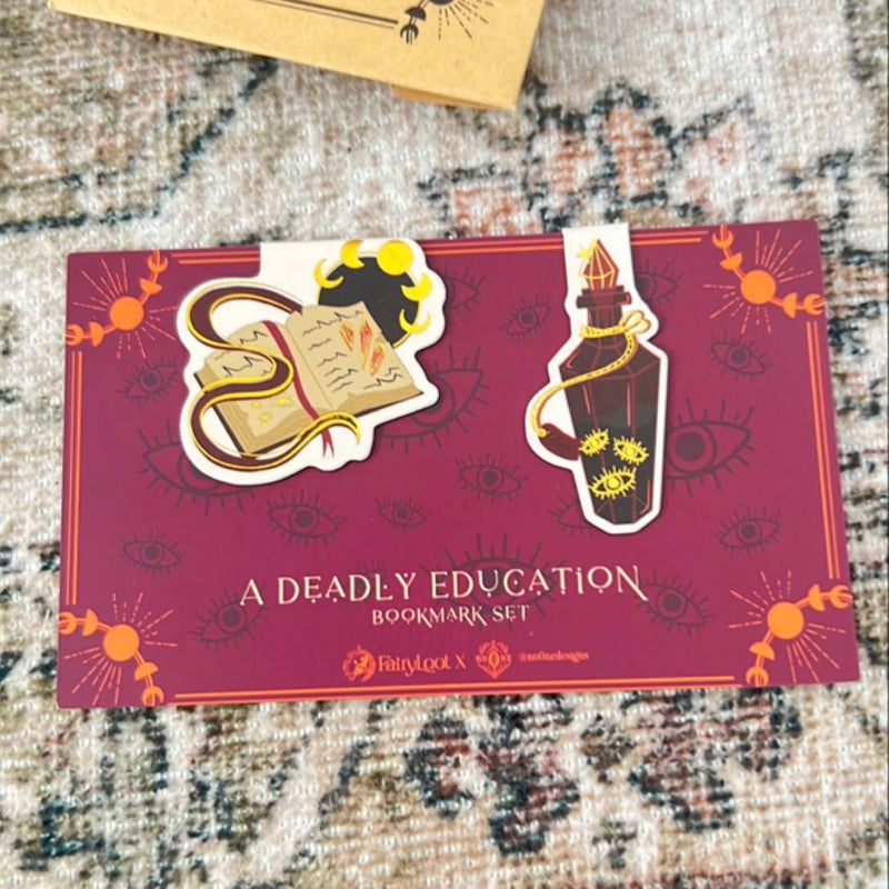 Deadly education magnet bookmarks