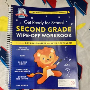 Get Ready for School: Second Grade Wipe-Off Workbook
