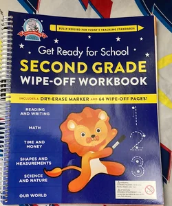 Get Ready for School: Second Grade Wipe-Off Workbook