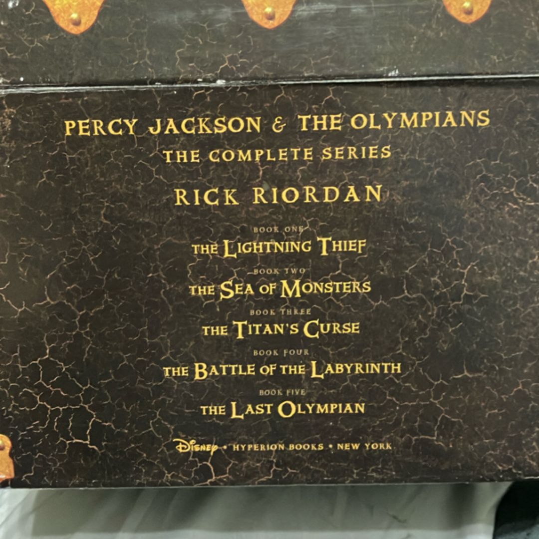 Percy Jackson and the Olympians 5 Book Paperback Boxed Set (new Covers ...