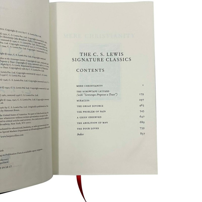 The C.S. Lewis Signature Classics by C.S. Lewis Leather-Bound
