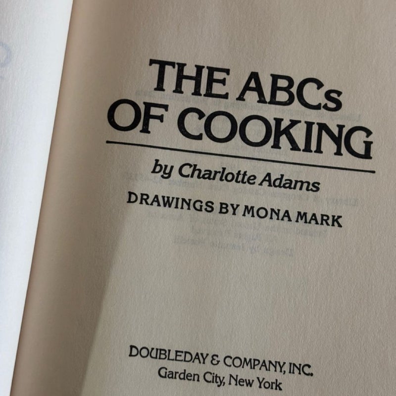 The ABCs of Cooking by Charlotte Adams