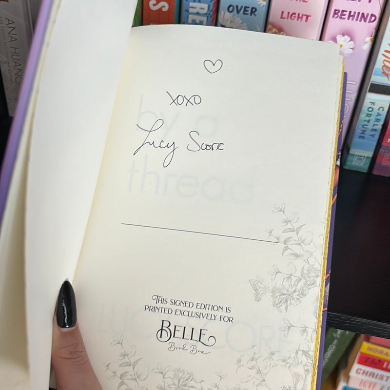 By a Thread (signed edition) (Belle Box edition)