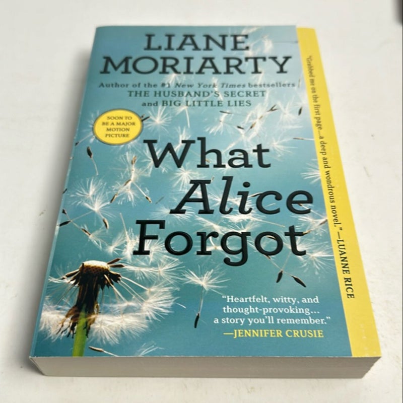 What Alice Forgot