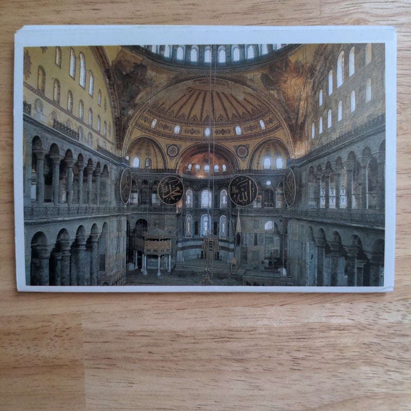 Postcard Folders: Bundle of 3 - Türkiye/Turkey: The Blue Mosque; St. Sophia Museum; Topkapi Palace