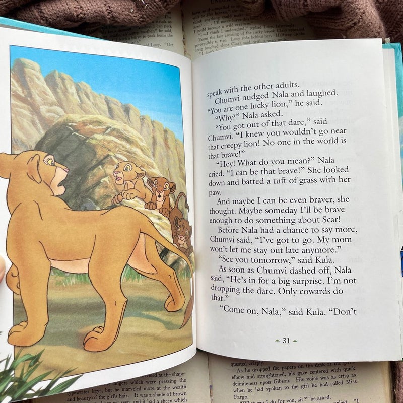 Two Disney Illustrated Books 