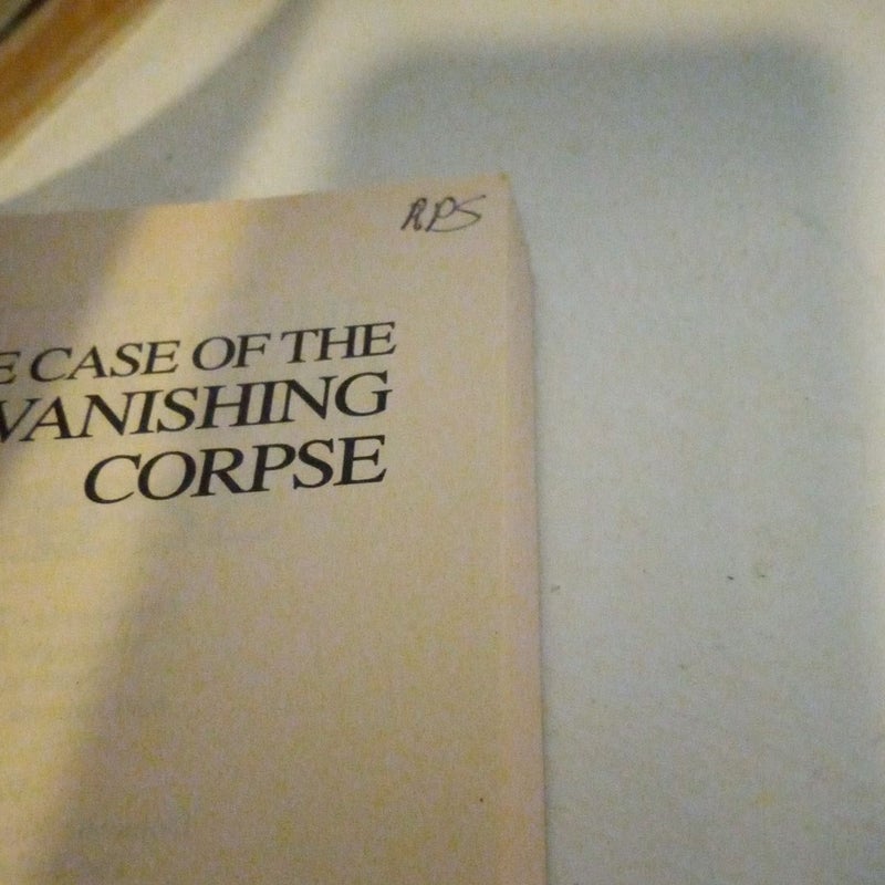 The Case of the Vanishing Corpse