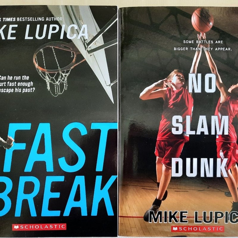 Set/Bundle Mike Lupica: Million-Dollar Throw, Last Man Out, No Slam Dunk, Fast Break, The Extra Yard, Game Changers: Heavy Hitters