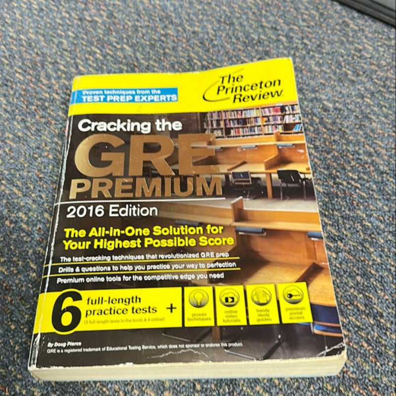 Cracking the GRE Premium 2016