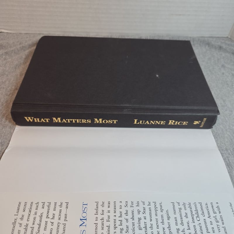 What Matters Most by Luanne Rice, Hardcover | Pangobooks