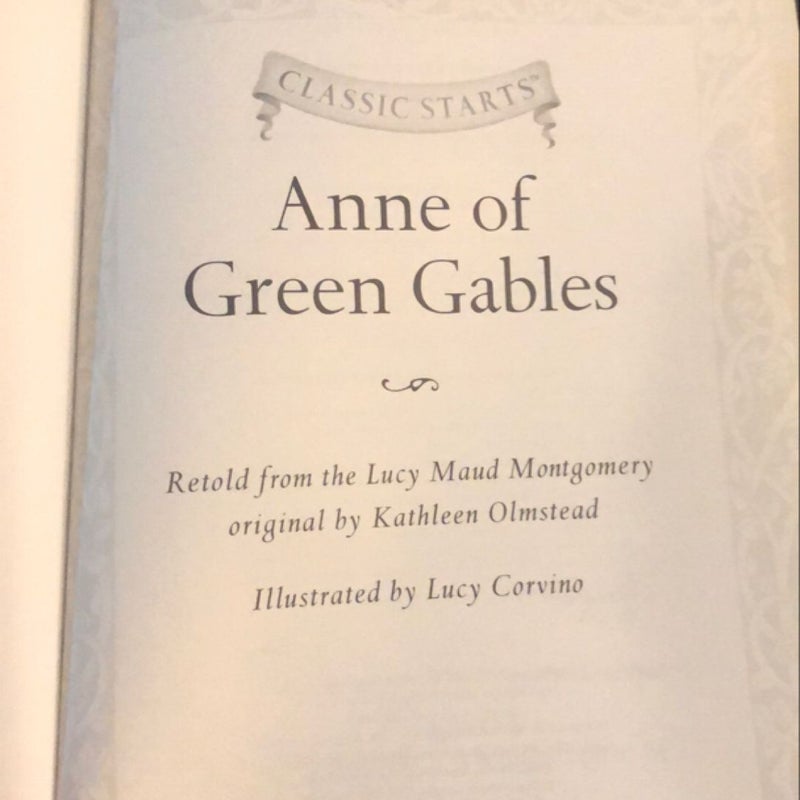 Classic Starts®: Anne of Green Gables