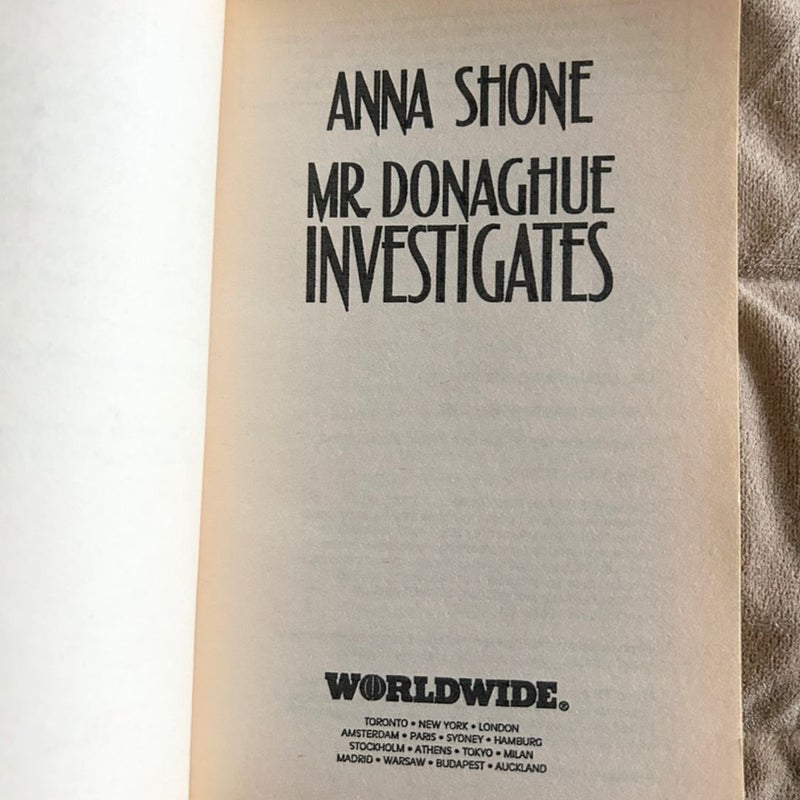 Mr. Donaghue Investigates 2050