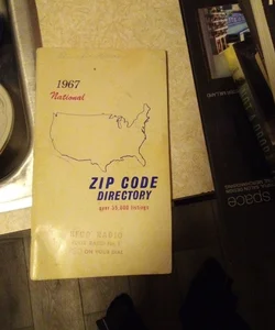 1967 national zip code directory. 
