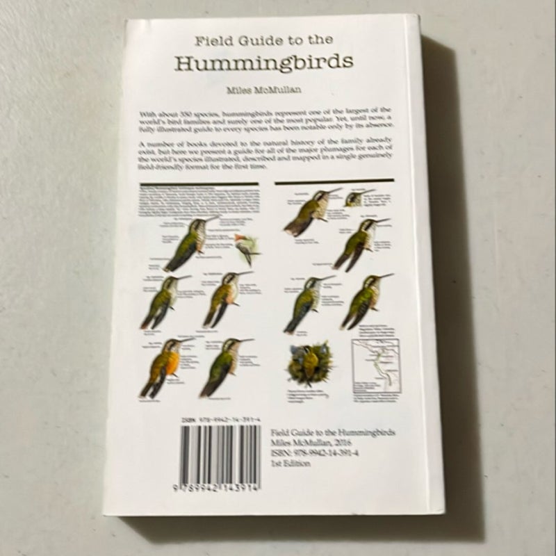 Field guide to the hummingbirds