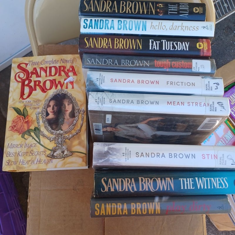 Sandra Brown hardcover 