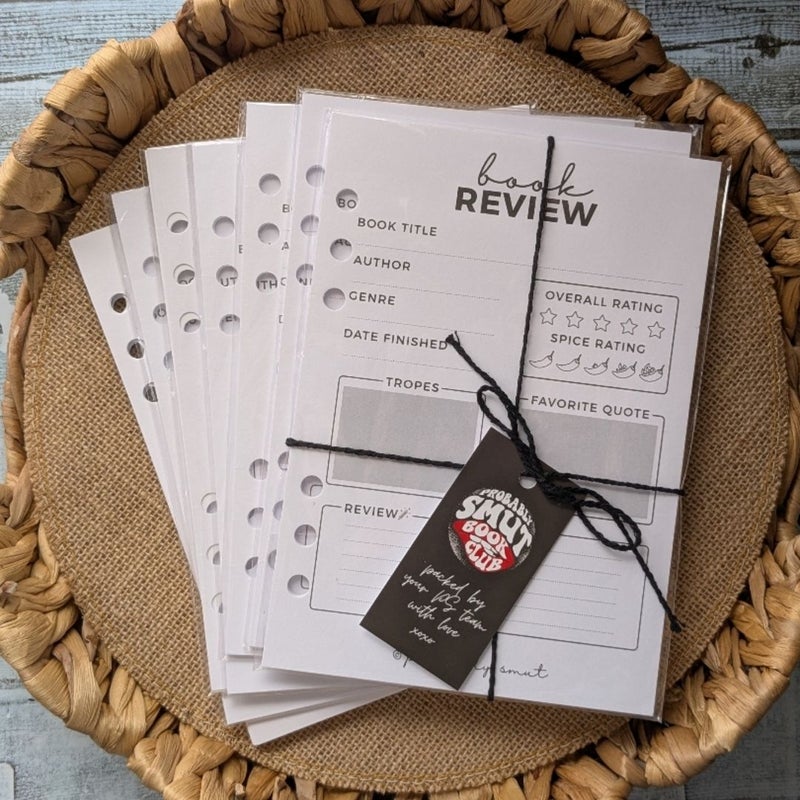 PS Book Review Journal Pages