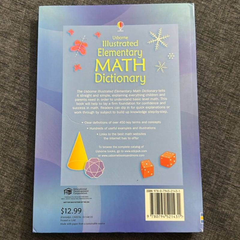 Illustrated Elementary Math Dictionary