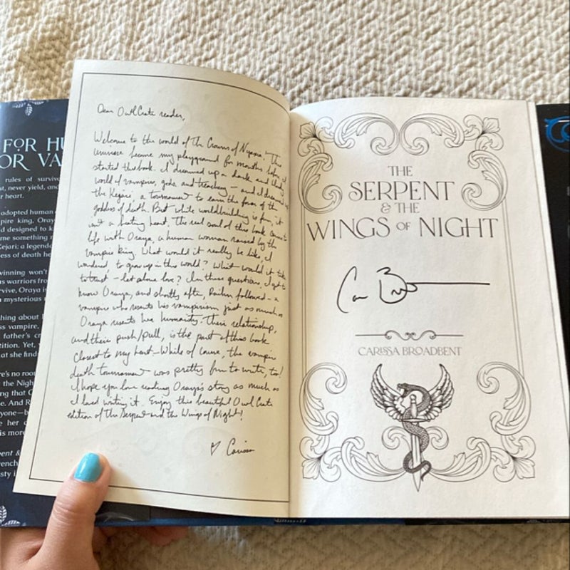 The Serpent and the Wings of Night (owlcrate)