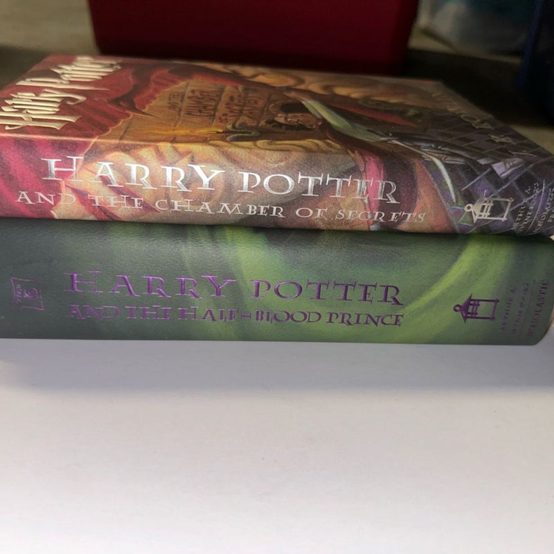 Harry Potter and the Chamber of Secrets AND Harry Potter and the Half-Blood Prince 