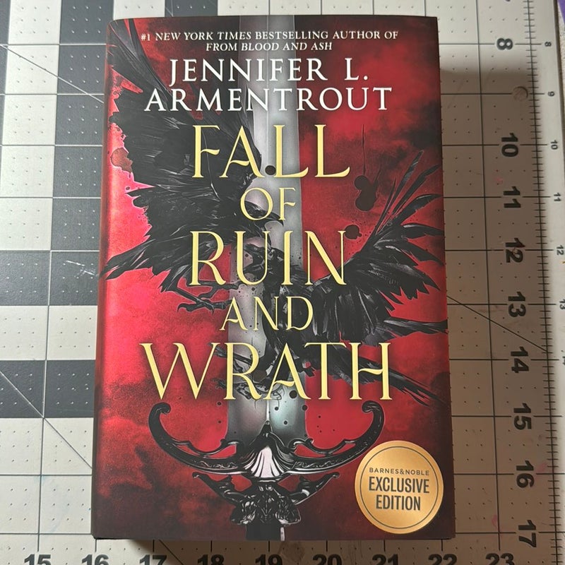 Fall of Ruin and Wrath Barnes and Noble edition