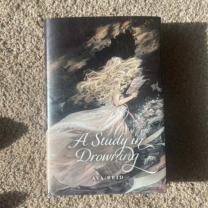 A Study in Drowning - Owlcrate- Signed by Author - READ DESCRIPTION 