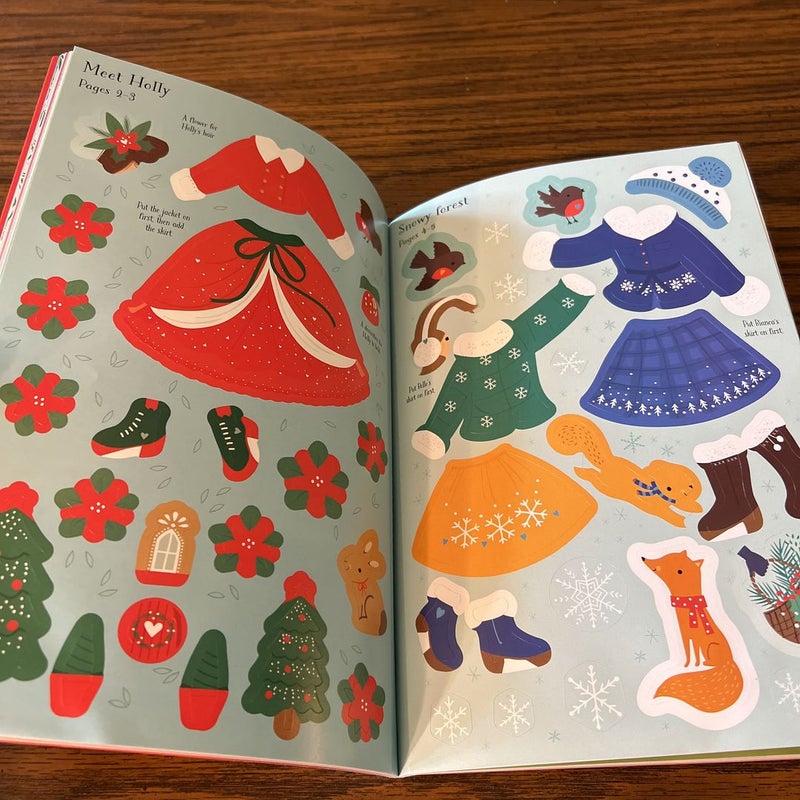 Little Sticker Dolly Dressing Christmas 