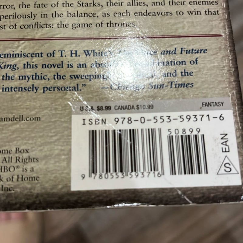 A Game of Thrones (Mass Market Size, HBO Tie-In Edition)