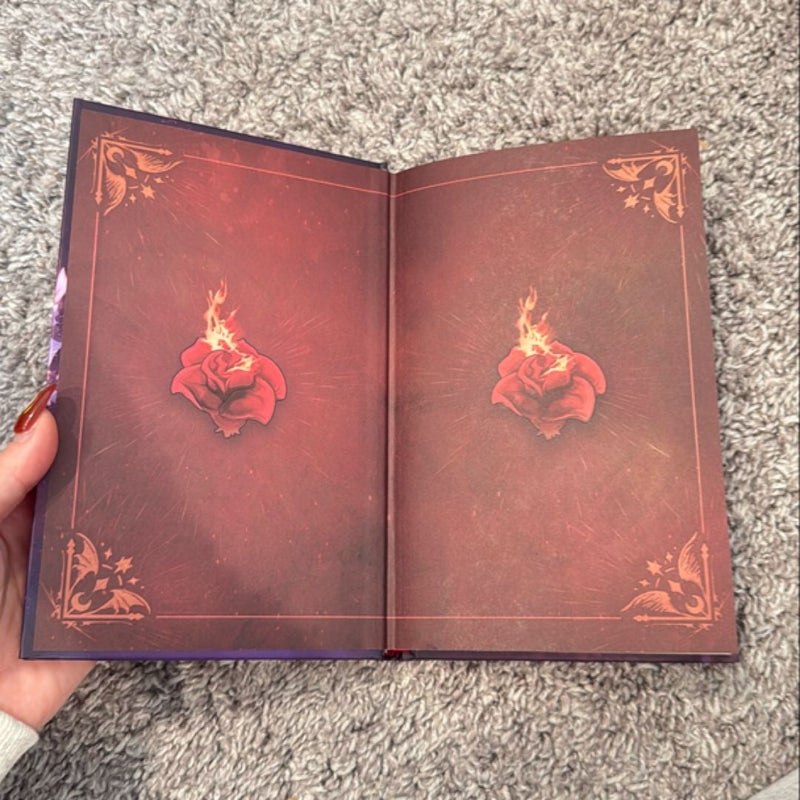 Six Scorched Roses