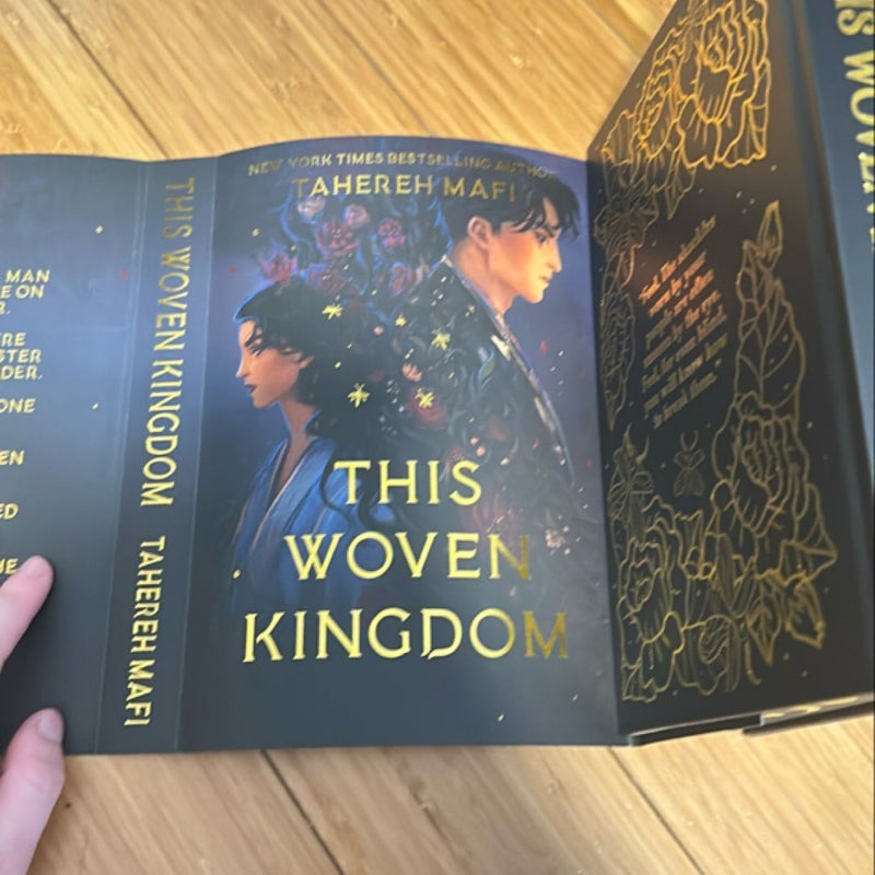 SIGNED bookish box - this woven kingdom