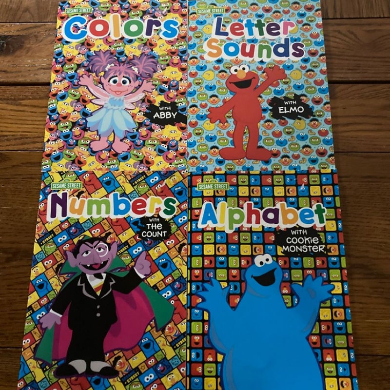 Sesame Street Preschool Learning Workbooks