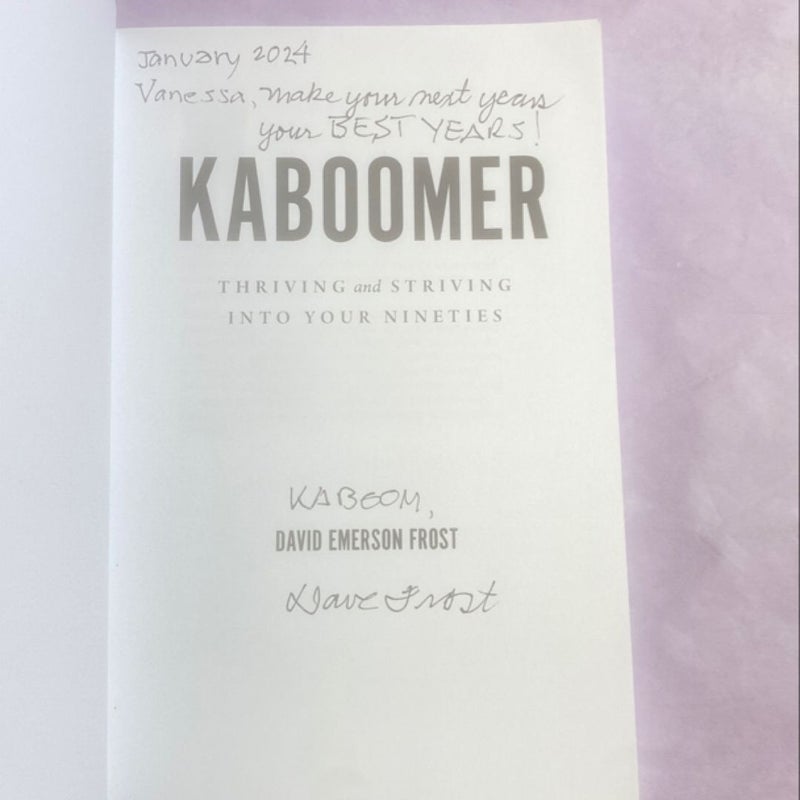 Kaboomer (SIGNED)