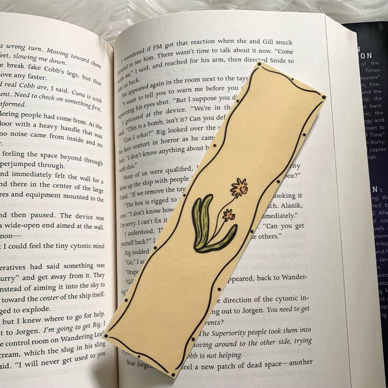 Handmade daffodil bookmark 🌼