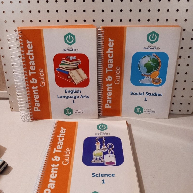 18-19 Parent/Teacher Guide English Language Art Book Bundle Set Of (5) 