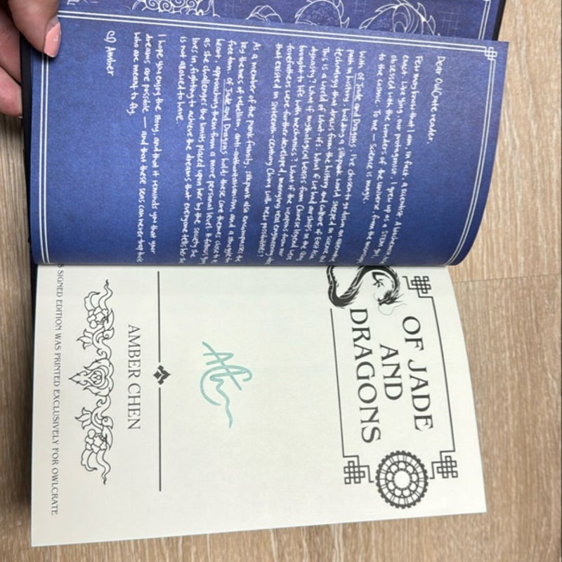 Of Jade and Dragons (OwlCrate Exclusive special edition hand signed)