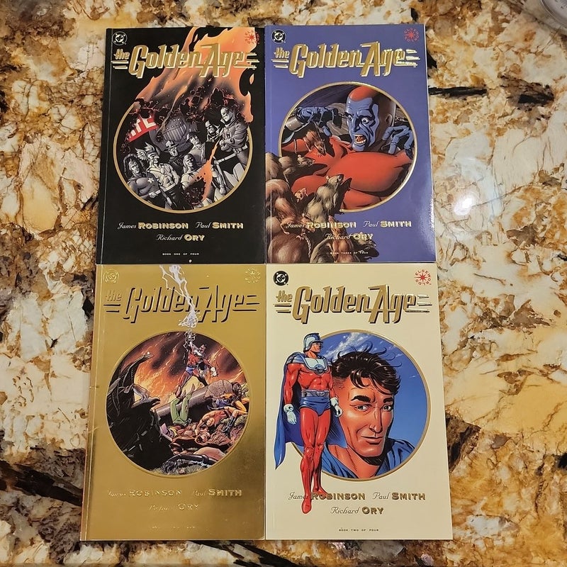 The Golden Age set of 4 - Elseworld Dc comics 