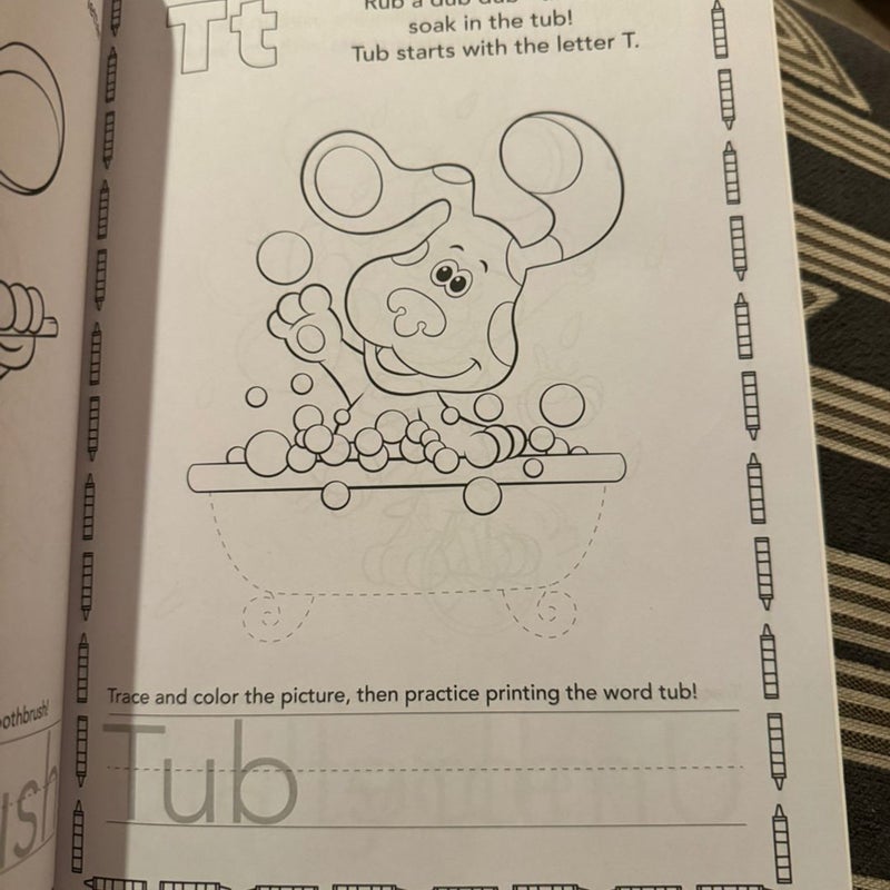 Blue's Clues Color n Trace with Crayons