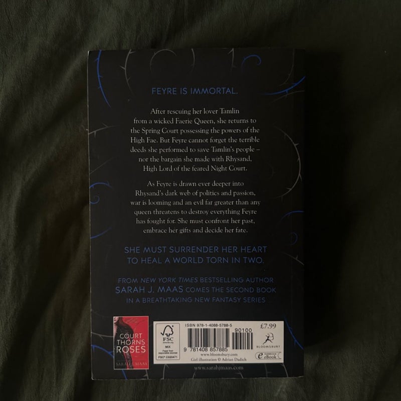 A Court of Mist and Fury (UK first print) 