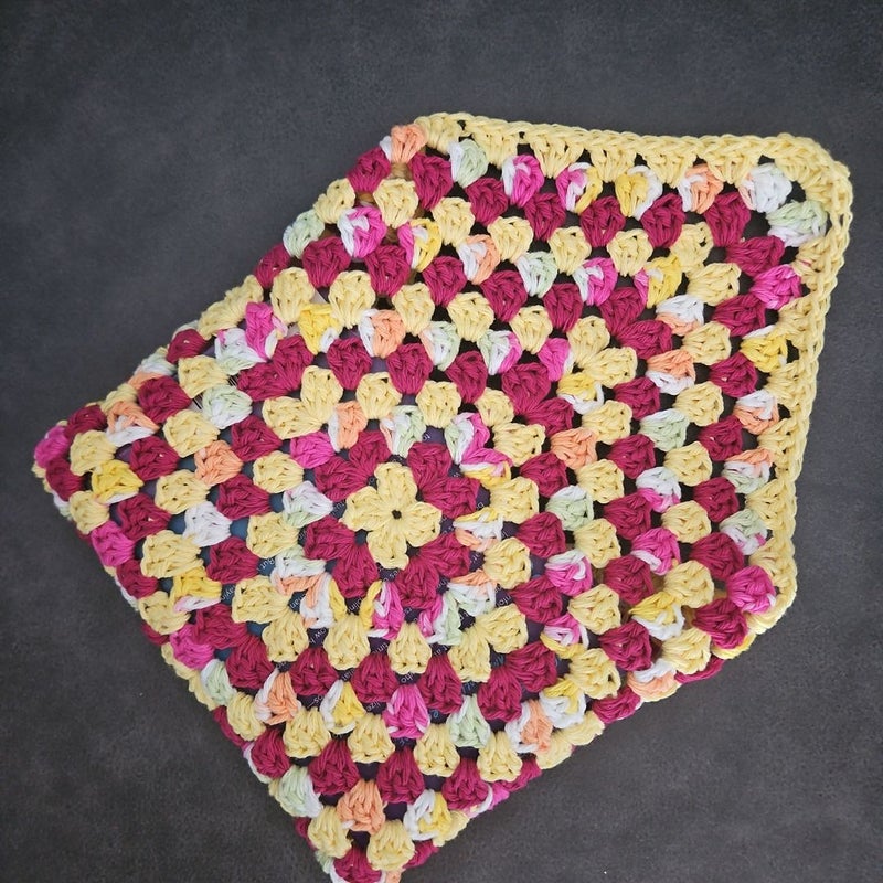Crochet book sleeve