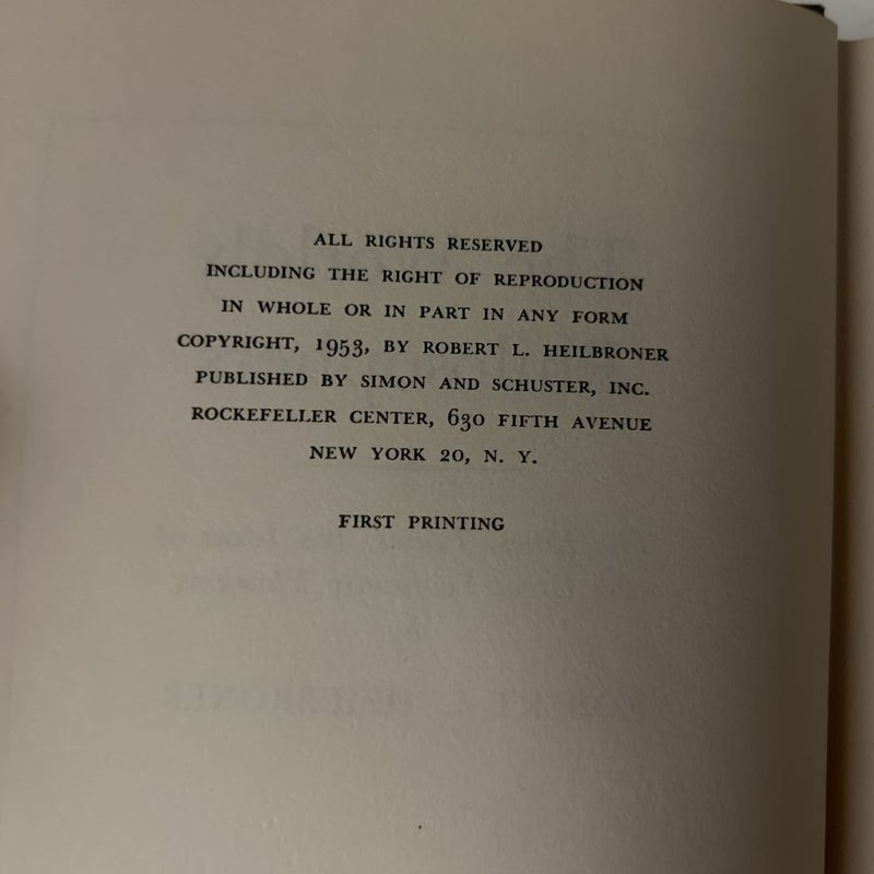 The Worldly Philosophers (first printing)