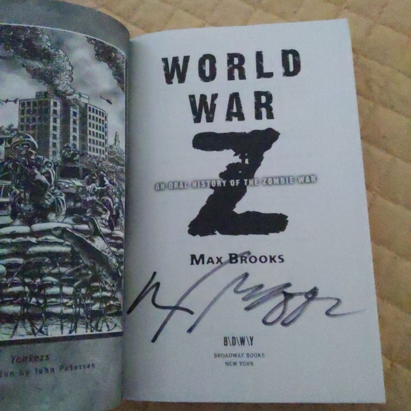 World War Z Signed 