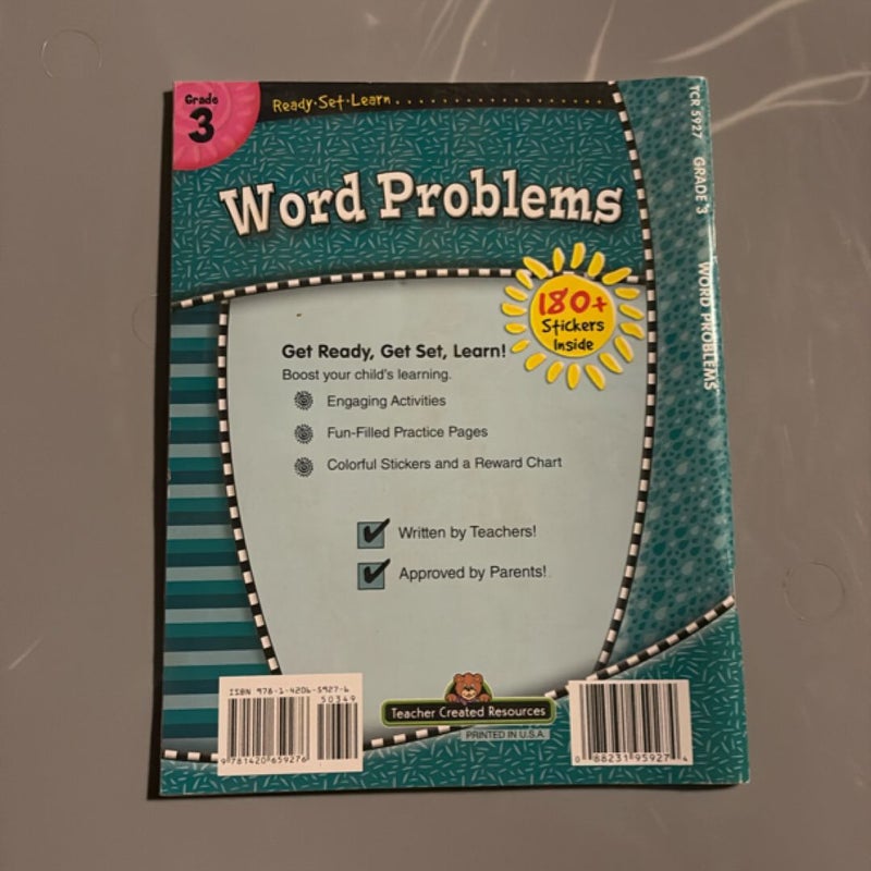 Ready-Set-Learn: Word Problems Grd 3