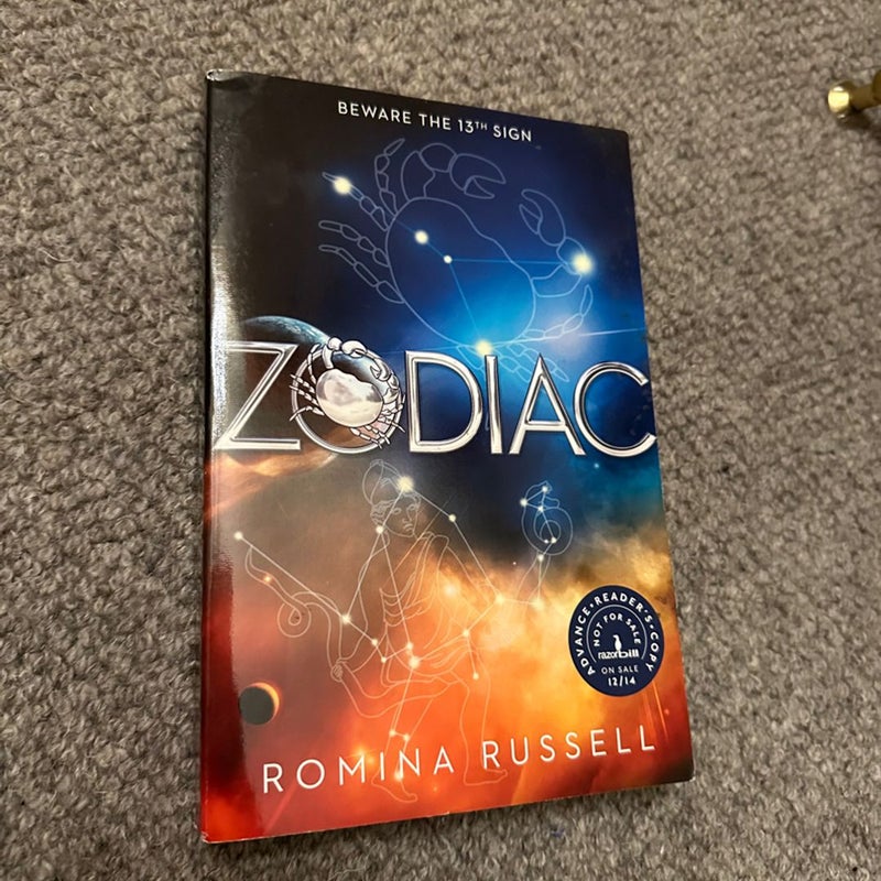 Zodiac (Advanced Reader Copy)