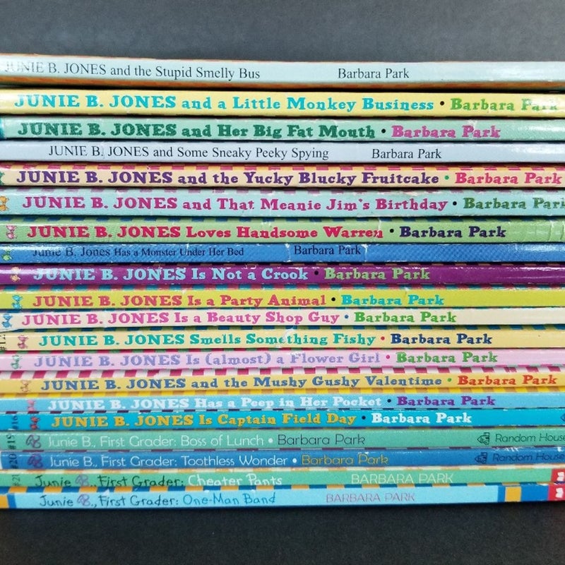 ALMOST COMPLETE SET OF 20 JUNIE B. JONES BOOKS BARBARA PARK #1-14 ARE BRAND NEW!