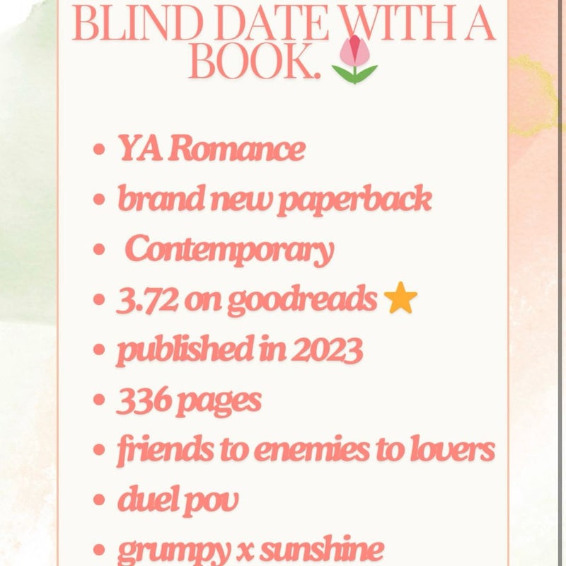 Blind date with a YA Romance!