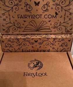 Fairyloot mystery box with book