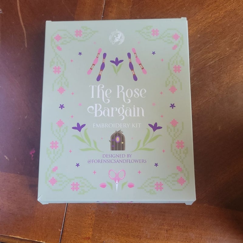 Fairyloot-The Rose Bargain Embroidery Kit