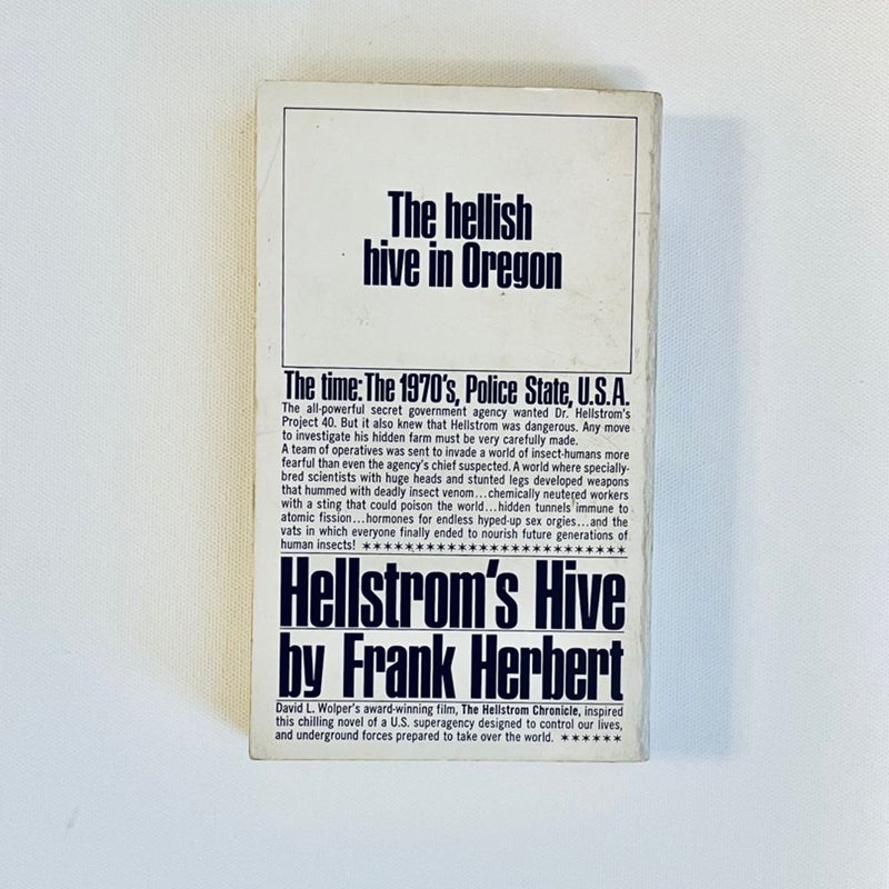 Hellstrom’a Hive 1974 Bantam Books