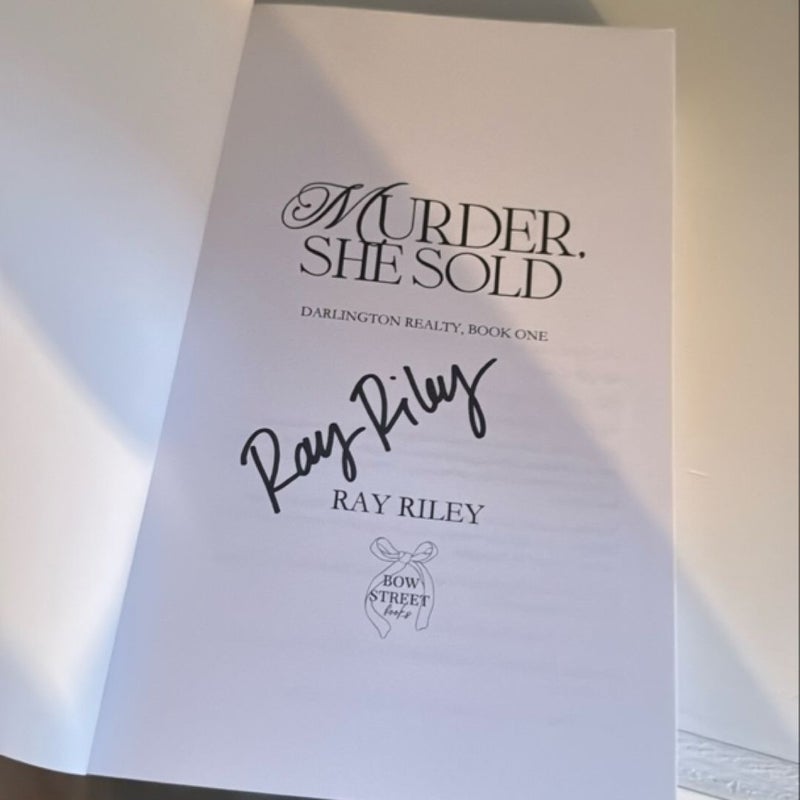 Murder, She Sold *Signed*