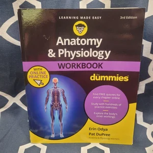 Anatomy and Physiology Workbook for Dummies with Online Practice