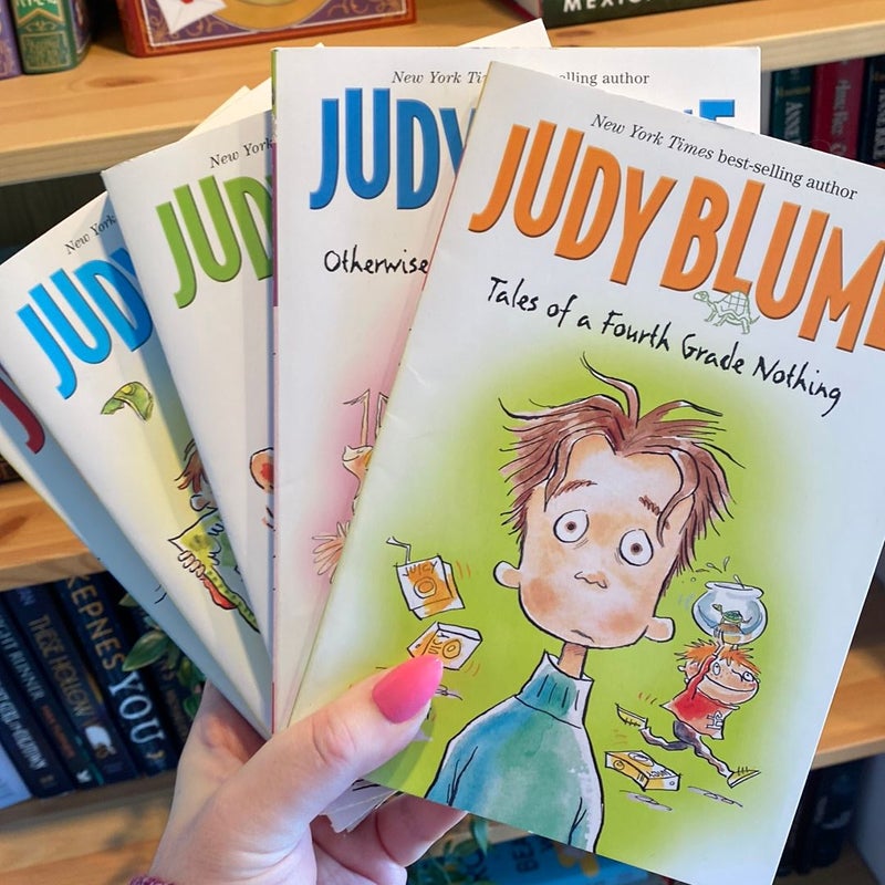 Tales of a Fourth Grade Nothing FUDGE SERIES BUNDLE Judy Bloom